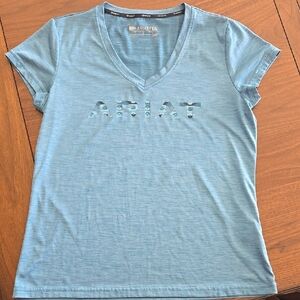 Ariat Women's Blue V-Neck Top